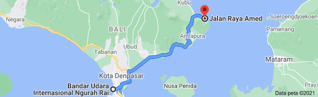 denpasar airport to amed